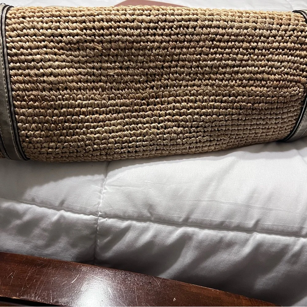 COACH Raffia Beach/Summer Tote - Picture 2 of 7
